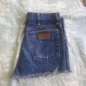 Vintage denim shorts